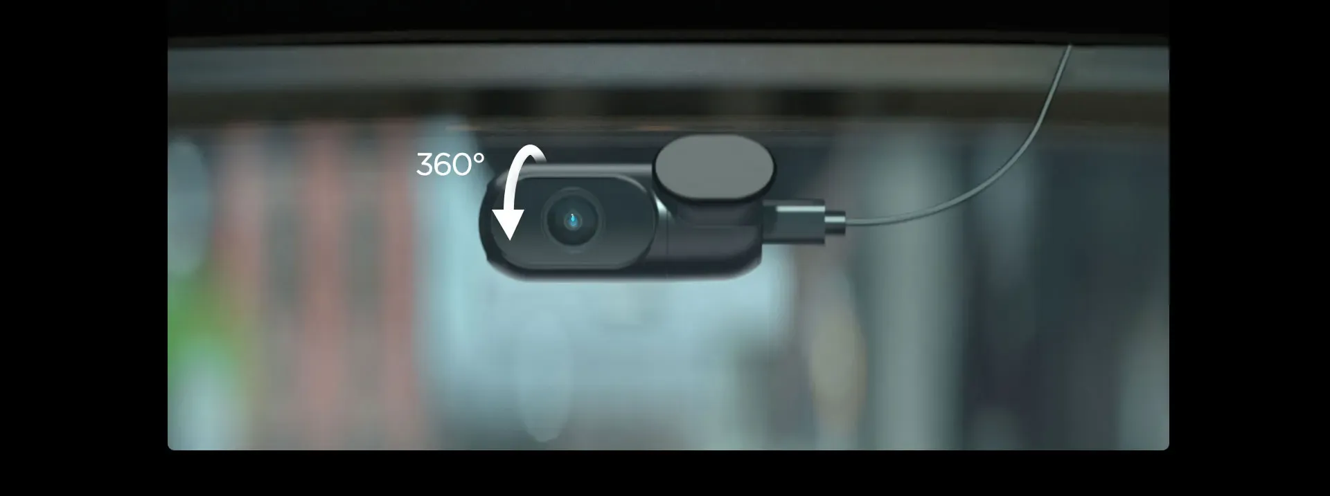מצלמת דרך Viofo A229 Pro קדמית ואחורית 4K עם HDR ו‑Voice Control