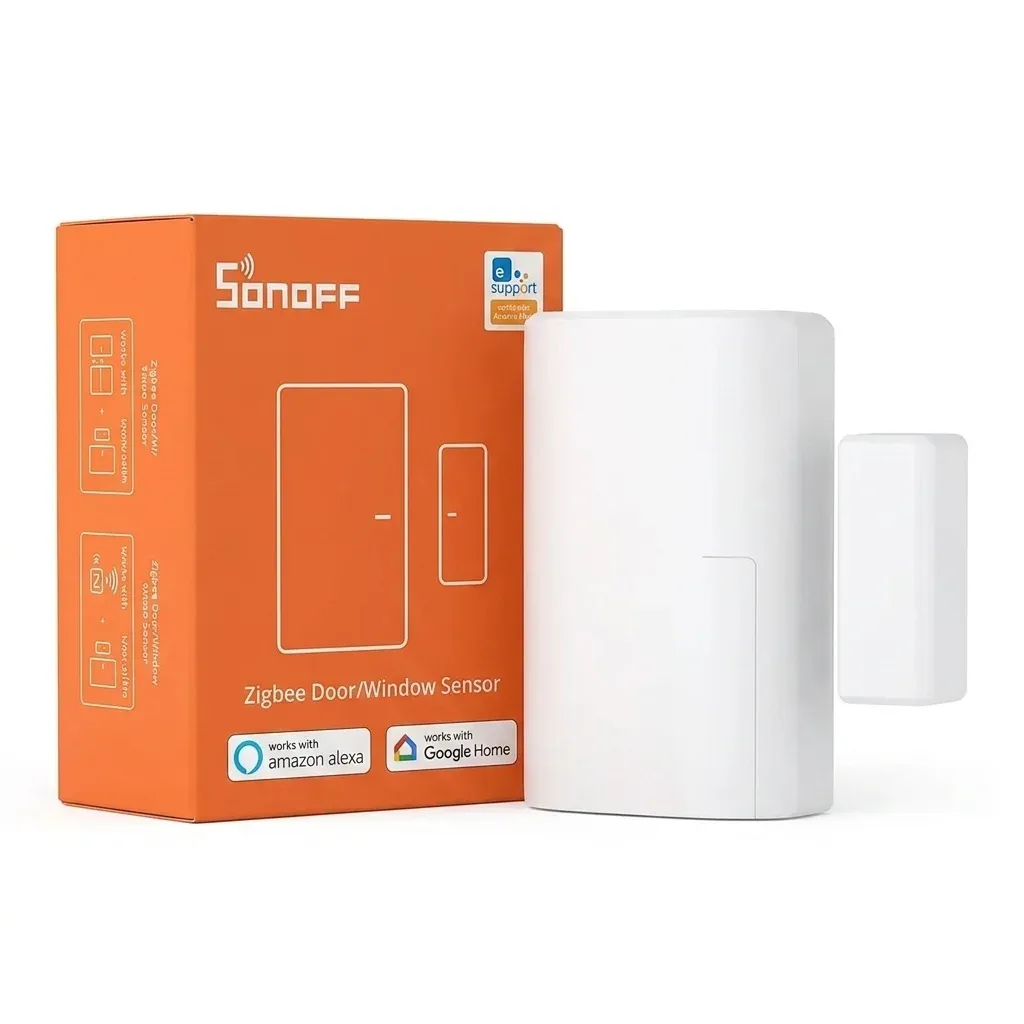 חיישן דלת וחלון Zigbee SONOFF SNZB-04P עם התראה על חבלה