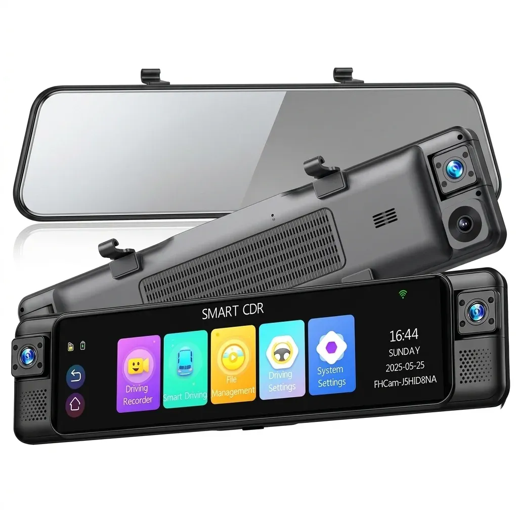 מראת דרך 4 ערוצים 4K עם BSD וחניה חכמה