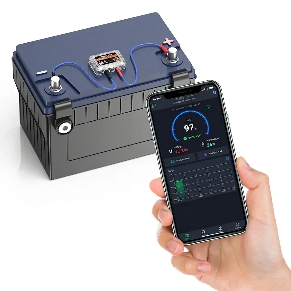 מנטר מצבר חכם ANCEL BM200 עם Bluetooth ואפליקציה