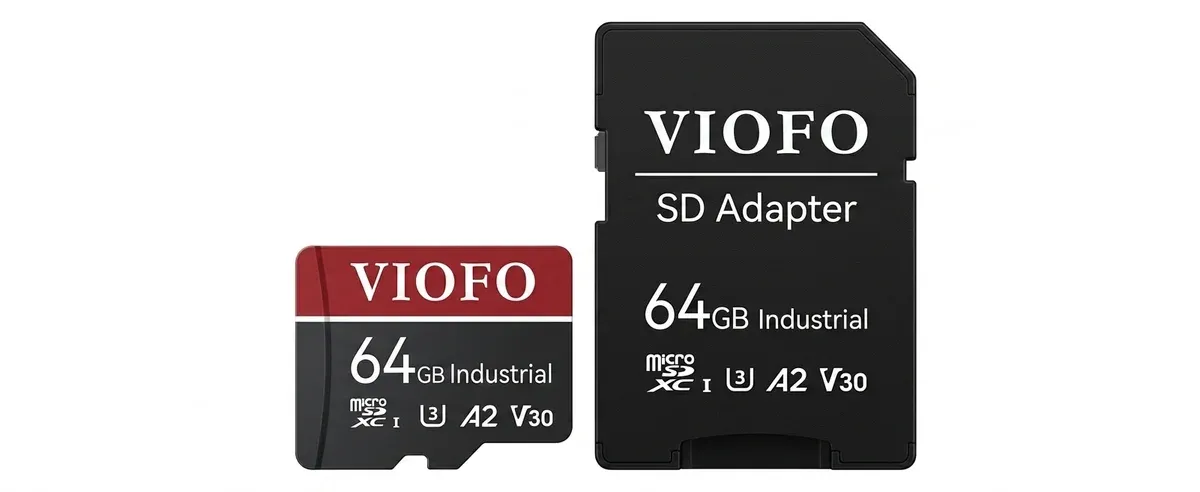 כרטיס זיכרון microSD תעשייתי VIOFO למהירות גבוהה