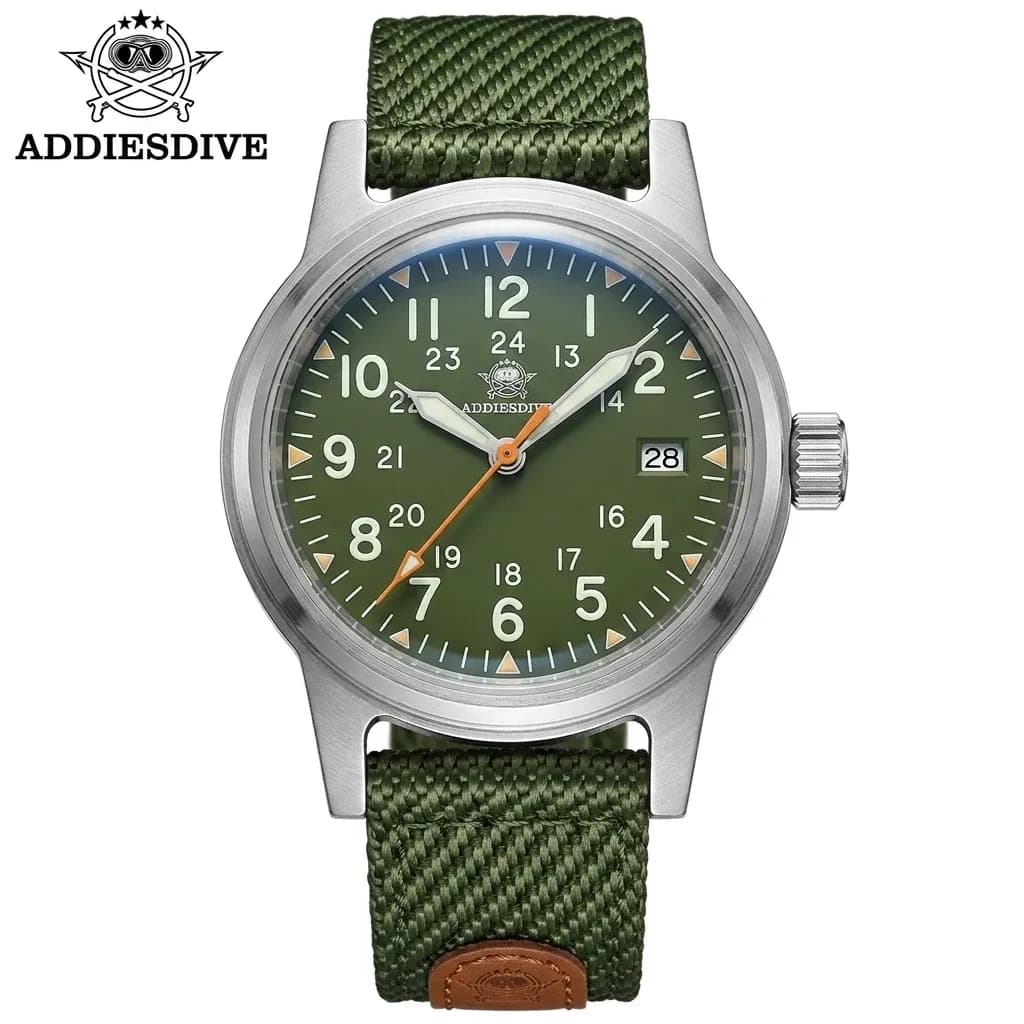 שעון נשים אוטומטי ירוק של ADDIESDIVE