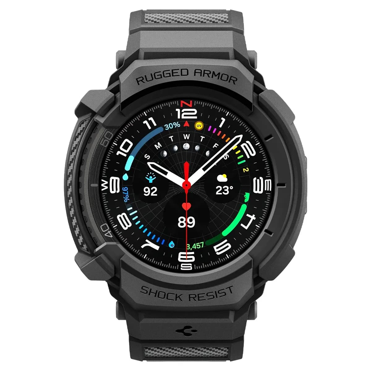 כיסוי מגן משולב לרצועה של Spigen ל‑Galaxy Watch 8 Classic 46 מ״מ