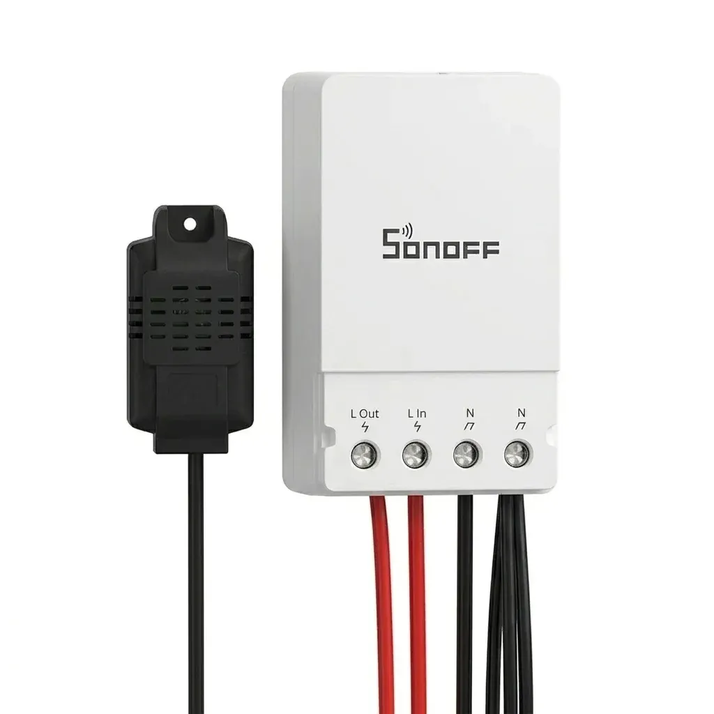 מתג חכם SONOFF TH Origin לניטור טמפרטורה ולחות