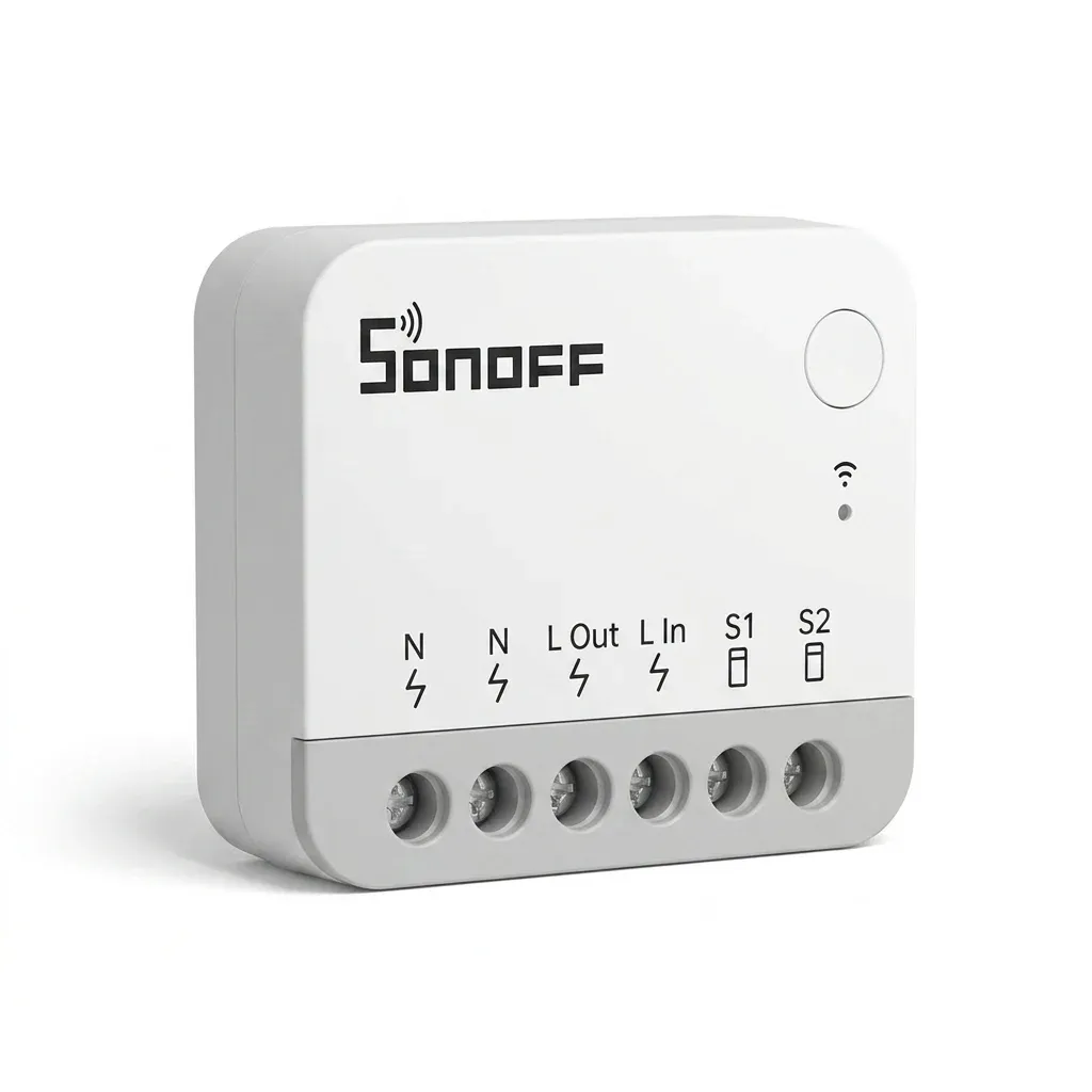 מודול ממסר Zigbee קומפקטי SONOFF ZBMINIR2 לשליטה חכמה במתגים