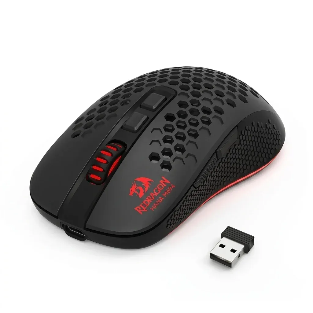 עכבר גיימינג אלחוטי Redragon HANA M694 שחור