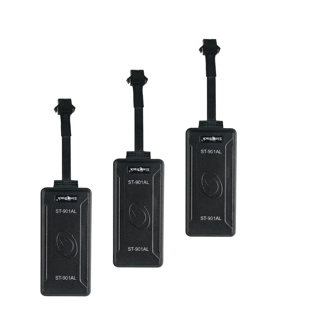 שלושה עוקבי GPS שחורים SinoTrack ST-901AL