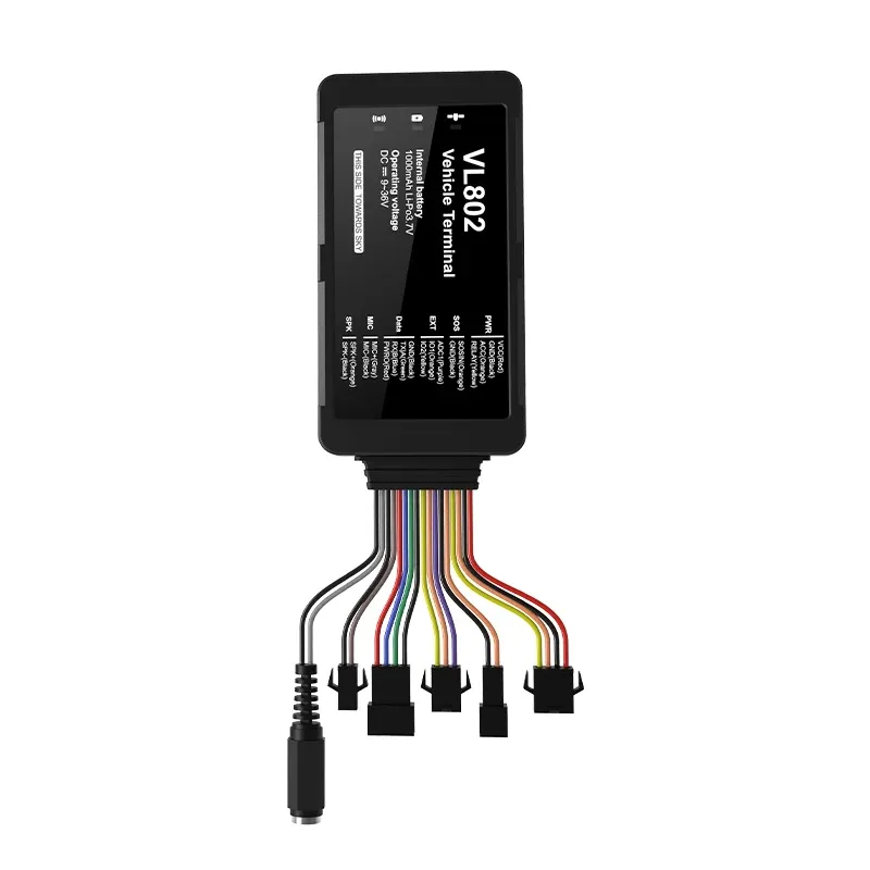 עוקב רכב 4G JIMIMAX VL802 עם GPS, Bluetooth וניהול צי