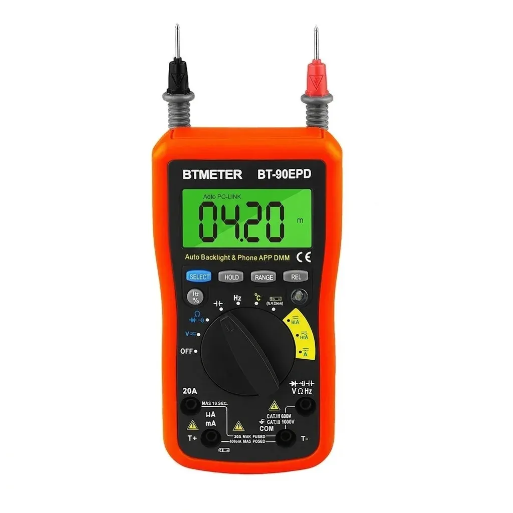 מולטימטר חכם עם Bluetooth ודאטה־לוגינג BTMETER BT-90EPD