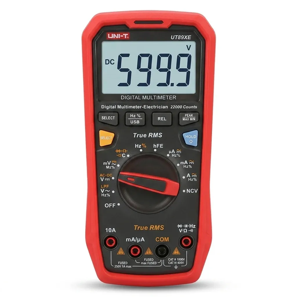 מולטימטר דיגיטלי UNI-T UT89XE עם True RMS