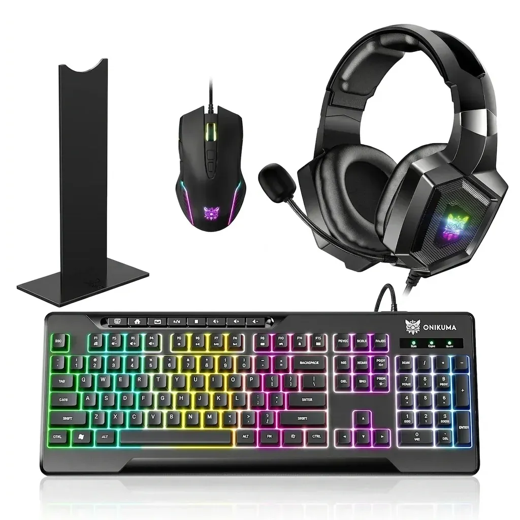 סט גיימינג ONIKUMA עם RGB