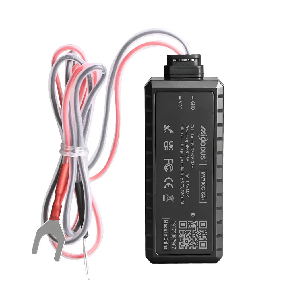 עוקב רכב 4G MiCODUS MV700G עם זיהוי ACC והתראות חכמות