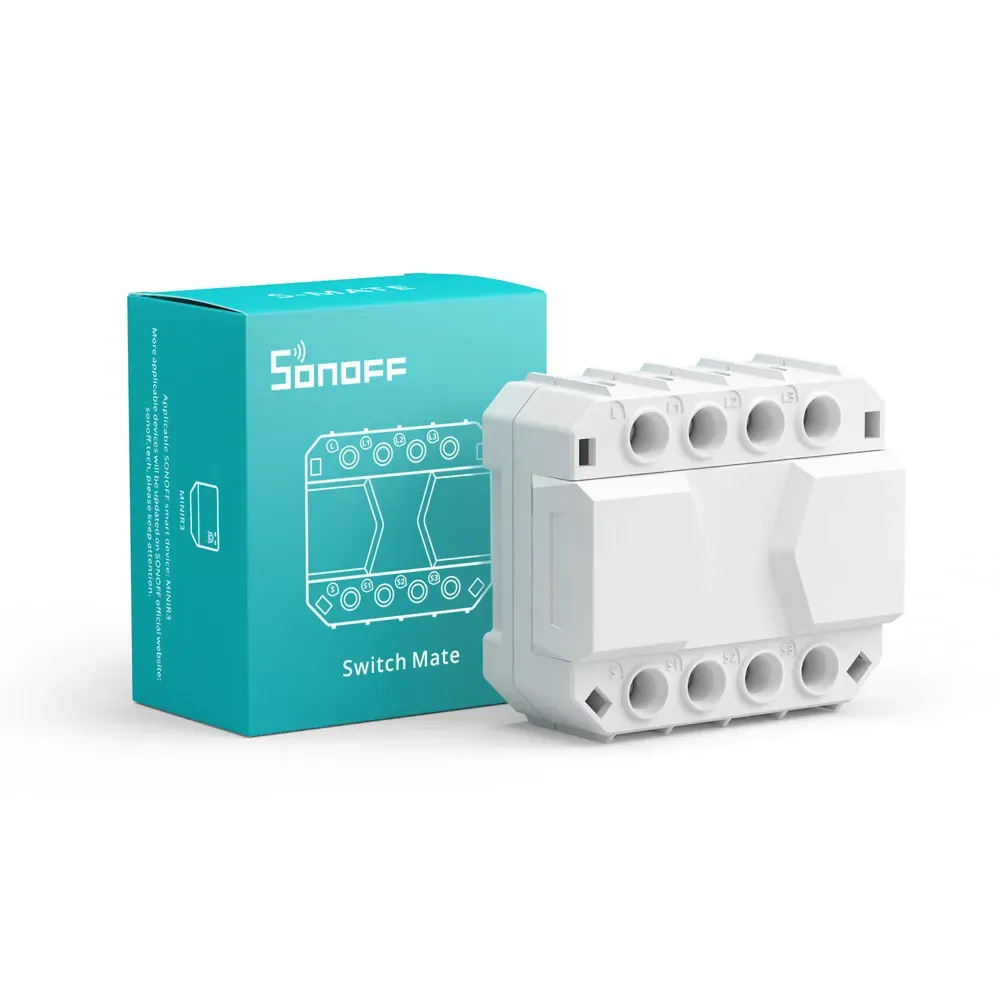 מודול שליטה חכם SONOFF S-MATE 16A למתג קיים ללא חוט אפס