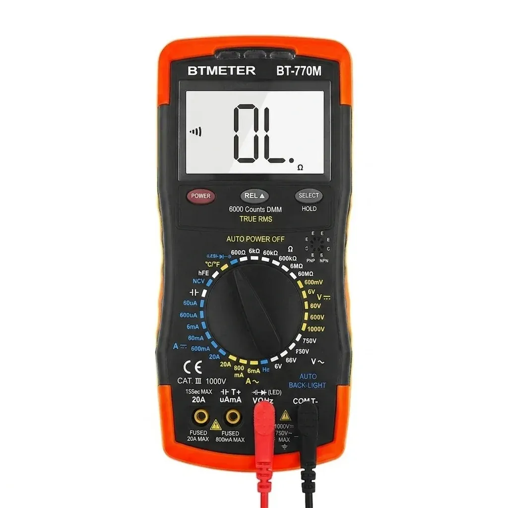 מולטימטר דיגיטלי BTMETER BT-770M כתום שחור