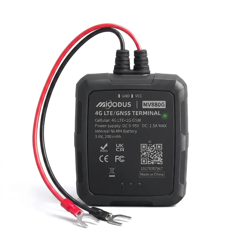 עוקב GPS 4G אטום למים MiCODUS MV880G לרכב ולאופנוע